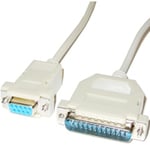 CABLEMARKT Câble série tpv avec connecteurs DB25 mâle et DB9 femelle 3 m
