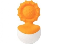 Fat Brain Toys Teether Dimpl Wobl Orange