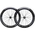 Enve SES 6.7 Disc Clincher Road Wheelset - 700c Black / 12mm Front 142x12mm Rear Shimano Centerlock Pair 11-12 Speed