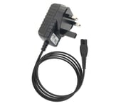 Uk Plug Adapter Charger Power Supply Cord For Philips Diy Hair Clipper Qc5570/13