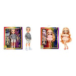 Rainbow High Fashion Doll – VICTORIA WHITMAN - Light Pink Doll with Freckels – Fashionable Outfit & 10+ Colourful Play Accessories & Fashion Doll – AIDAN RUSSEL - Purple BOY Doll