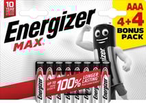 Energizer Energizer Lr03/8 Max Aaa 4+4 Zdarma