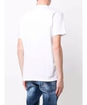 Dsquared2 Mens Icon T-Shirt in Black - White Cotton - Size X-Large