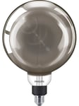 Philips LED-glödlampa Giant Ø200 mm 6,5W/818 (20W) Smoky Dimmable E27