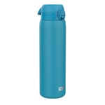 ION8 Gourde Isotherme 1 Litre, 920 ml, Anti-Fuite, Facile à Ouvrir, Verrouillage Sécurisé, Lavable au Lave-Vaisselle, Acier Inoxydable, Isolation Sous Vide, Idéale pour le Sport et le Yoga, Bleu