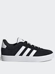 adidas Sportswear Unisex Kids Vl Court 3.0 Trainers - Black/White, Black/White, Size 1 Older