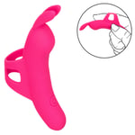 Neon Pink Flirty Finger Teaser Bunny Rabbit Masturbation Vibrator Rechargeable