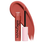 NYX Professional Makeup Lip Lingerie XXL Matte Liquid Lipstick, Peach Flirt