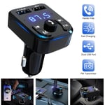 Uk Car Wireless Bluetooth Fm Transmitter Mp3 Player Usb Car Charger Adapter