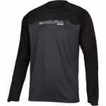 Endura Mens MT500 Burner II Long Sleeve Cycling Jersey - Black