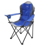 Regatta Blue and Grey Kruza Camping Chair With Storage Bag