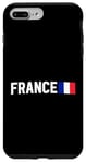Coque pour iPhone 7 Plus/8 Plus Drapeau France Fière Patriotique FR Fierté Paris Souvenir