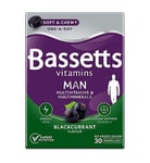 Bassetts Vitamins Man Blackcurrant Flavour  30 Pastilles
