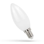 4W LED kronljus - C35, filament, frostad glas, E14 - Dimbar : Inte dimbar, Kulör : Neutral