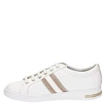 Geox Femme D Jaysen A Sneakers, White/Rose Gold, 36 EU