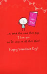 A Poem For My Wife Valentine's Day Greeting Card Fiddlesticks Cards
