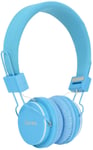 Kids Over Ear Headphones Kid safe Childrens Boys Earphones Blue iPad/Tablet mini