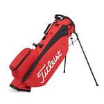 Titleist Players 4 Golf Bag, Red/Black, One Size