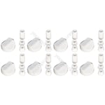 8 X Hotpoint Cooker/Oven/Grill Control Knob And Adaptors White