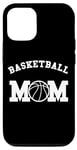 Coque pour iPhone 15 Pro Maman de basket-ball
