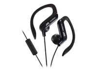 JVC HA-EBR25 - Écouteurs avec micro - embout auriculaire - montage sur l'oreille - filaire - jack 3,5mm - noir