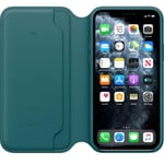 Genuine Apple Leather Folio Case for iPhone 11 Pro - Peacock (Green) - New