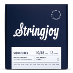 Signatures  12 String Balanced Light Gauge (10-48) Nickel Wound Electric Guitar Strings