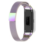Samsung Galaxy Fit milanese stainless steel watch band - Purple