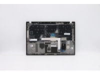 Lite-On - Erstatningstastatur for bærbar PC - bakbelysning - Fransk - svart - med toppdeksel - for ThinkPad T14s Gen 1 20T0, 20T1