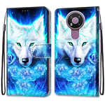 SEEYA Wallet Case for Nokia 3.4, Magnetic Flip Leather Case Folio Cover with Card Holders Cell Phone Purse Women Bookstyle Holster for Nokia 3.4 Blue