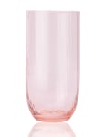 Bamboo Long Drink Home Tableware Glass Drinking Glass Pink Anna Von Lipa