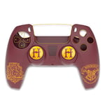 Freaks and Geeks Harry Potter-Coque Silicone + grips pour Manette PS5 - Gryffondor - Rouge
