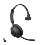 Jabra Evolve2 65 Wireless PC Headset – Noise Cancelling Microsoft Teams Certifie