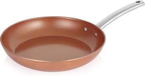 Tower T800044 Copper Forged Induction Frying Pan Non Stick, 30cm, Brand New