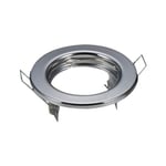 Downlight kit utan ljuskälla - Hål: Ø6,5 cm, Mål: Ø8 cm, krom, välj MR16 eller GU10 sockel - Fatning : GU10