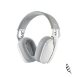 Logitech Zone Vibe 100 Trådløse over-ear letvægtshøretelefoner med støjreducerende mikrofon - OFF WHITE