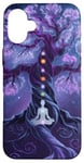 Chakra Méditation Arbre Nature Univers Éléments Coque pour iPhone 16 Plus