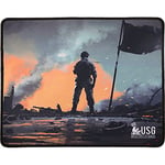 USG Tapis de Souris Dynamo 32 x 27 cm pour Bureau PC Gaming - Base antidérapante en Caoutchouc