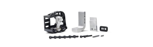 Bosch PowerTube Mounting Kit Lock-Side Sort, Vertikal og horisontal montering