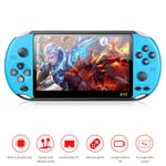 Handheld Game Console with HD 5.1 inches Screen, Support Play on TV Portable Video Game Player for Kids Adults - Blue