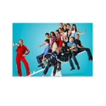 FGDFS Glee TV Play 2 Movies Oil Painting on Canvas Posters and Prints Decoracion Wall Art Picture Living Room Wall 20x30inch(50x75cm)