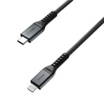 Nomad Kevlar Kabel USB-C -> Lightning 3m Svart