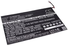 Kompatibelt med Lenovo IdeaTab S2109A, 3.7V, 6700 mAh