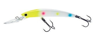 Yo-Zuri Crystal Minnow Deep Diver Walleye Floating Lure, 5 1/4", Wonderbread