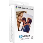 Zink 2 x 3 Premium Photo Paper (50 Pack) Compatible with Polaroid Snap, Snap Tou