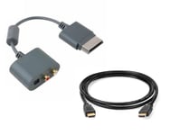 Câble Adaptateur Toslink Optique Pour Xbox 360 + Câble Optique 3 Mètres