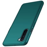anccer Compatible for Oneplus Nord Case, [Anti-Drop] Slim Thin Matte Hard Case, Full Protective Cover For Oneplus Nord (Green)