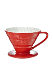 Tiamo V02 Coffee Dripper Ceramic Red