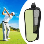 (Black Green)Golf Shoe Bag Golf Shoe Travel Bag Wear-resistant