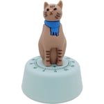 Timer Mekanisk kattformad kattkökstimer (brun)